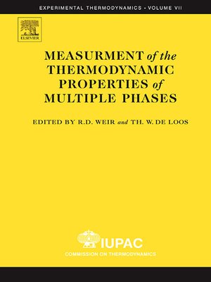 cover image of Measurement of the Thermodynamic Properties of Multiple Phases